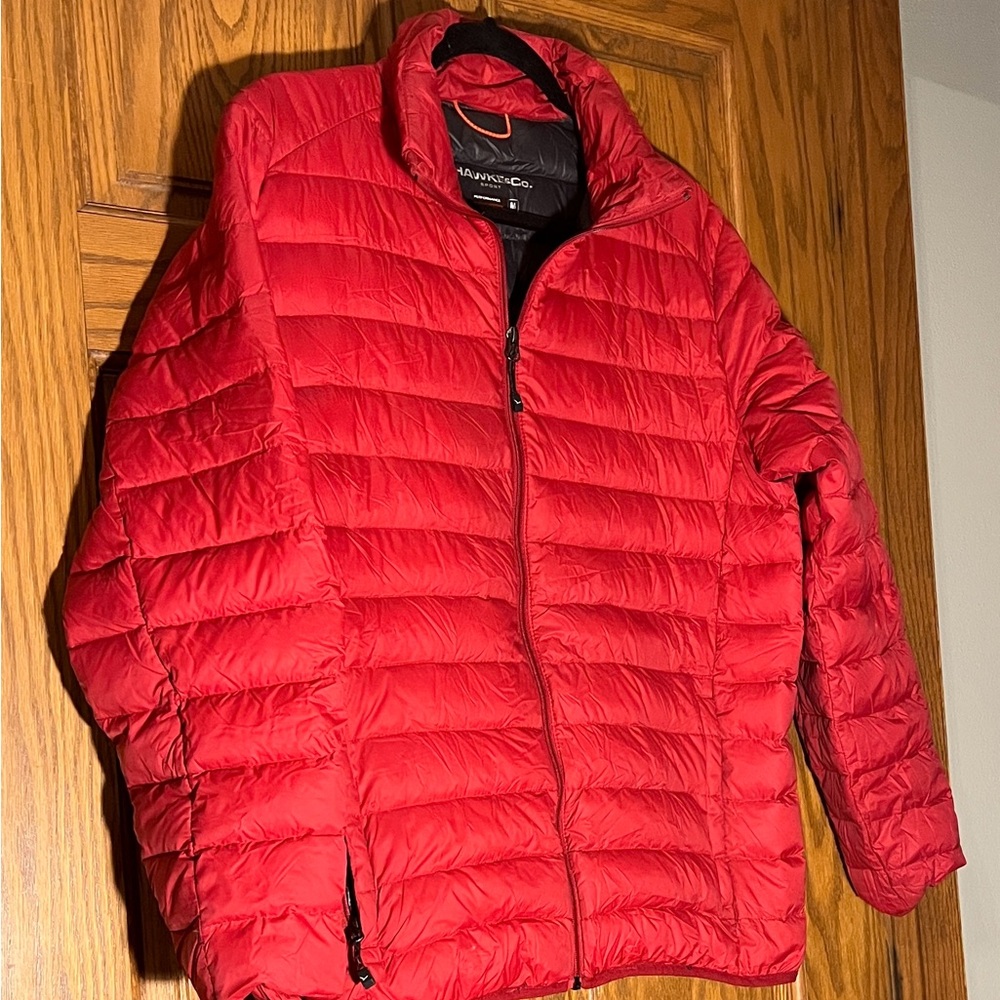 Hawke & Co Men’s Medium Red Puffer Jacket